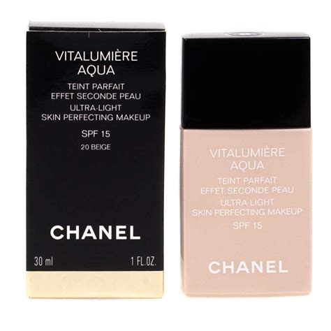 vitalumière aqua chanel avis|chanel vitalumiere aqua 20 beige.